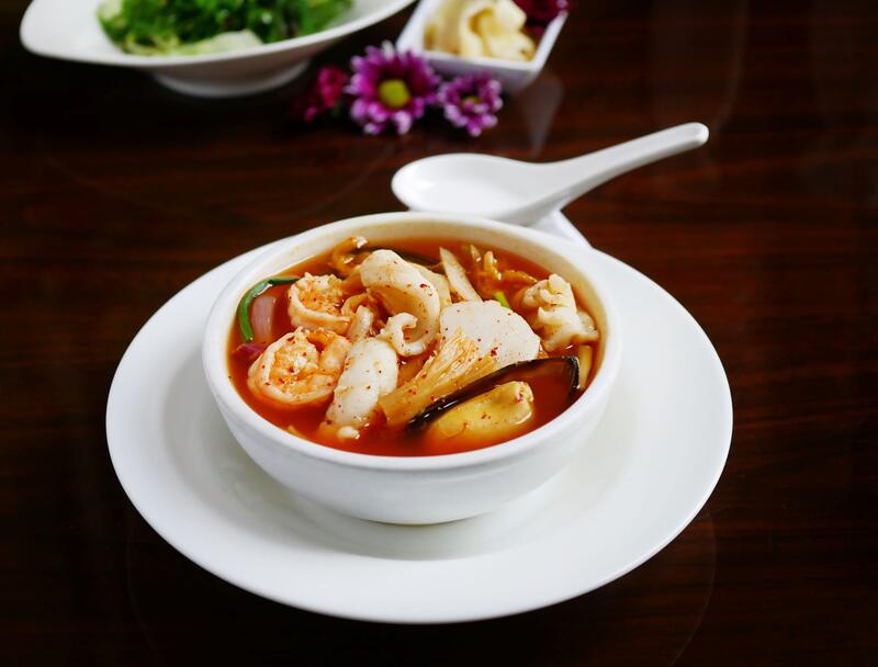 Kimchee Seafood Soup