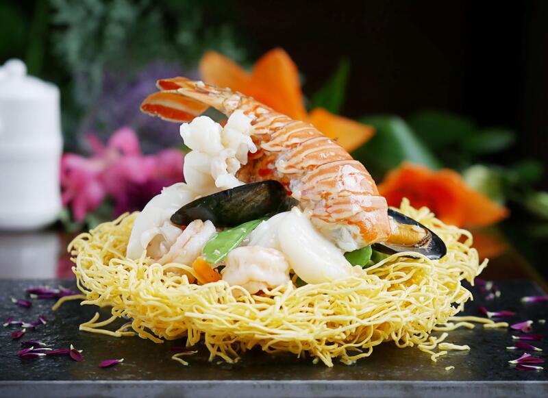 Seafood Pan Fried Noodles